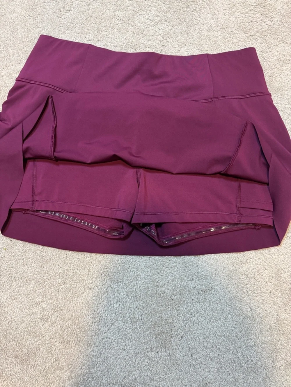 Athleta Plum Wine Athletic Skort - Picture 3 of 6